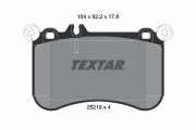 2521901 Sada brzdových destiček, kotoučová brzda epad TEXTAR