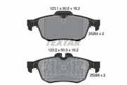 2526501 Sada brzdových destiček, kotoučová brzda epad TEXTAR