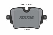 2574201 Sada brzdových destiček, kotoučová brzda epad TEXTAR