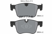 2583301 Sada brzdových destiček, kotoučová brzda epad TEXTAR