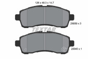 2593901 Sada brzdových destiček, kotoučová brzda TEXTAR
