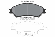 2597901 Sada brzdových destiček, kotoučová brzda TEXTAR