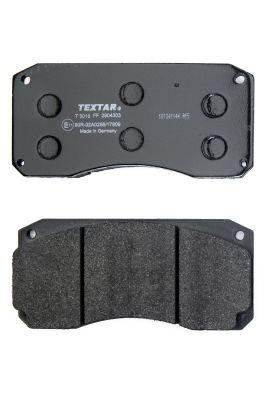 2904303 Sada brzdových destiček, kotoučová brzda TEXTAR