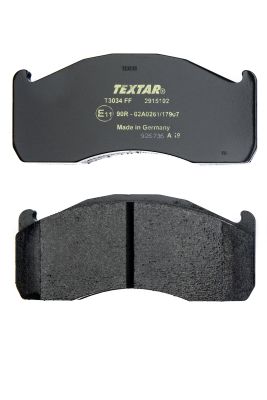 2915102 Sada brzdových destiček, kotoučová brzda TEXTAR