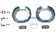84044001 Sada brzdových čelistí Shoe Kit TEXTAR