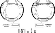 84077201 Sada brzdových čelistí Shoe Kit TEXTAR