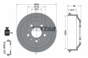 94014600 Brzdový buben TEXTAR