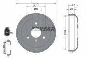 94022400 Brzdový buben TEXTAR