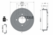 94034900 Brzdový buben TEXTAR