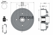94041900 Brzdový buben TEXTAR