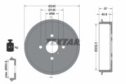 94045200 Brzdový buben TEXTAR