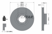 92017203 Brzdový kotouč Shoe Kit Pro TEXTAR