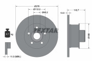 92022000 Brzdový kotouč TEXTAR