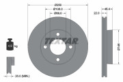 92026000 Brzdový kotouč TEXTAR