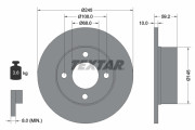 92026100 Brzdový kotouč TEXTAR