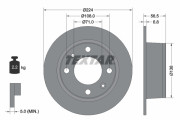 92026900 Brzdový kotouč TEXTAR