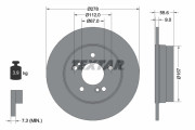 92032703 Brzdový kotouč Shoe Kit Pro TEXTAR