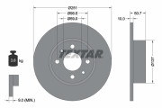 92034200 Brzdový kotouč TEXTAR