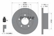 92034400 Brzdový kotouč TEXTAR