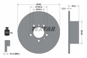 92042103 Brzdový kotouč Shoe Kit Pro TEXTAR