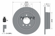 92042300 Brzdový kotouč TEXTAR