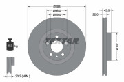 92046803 Brzdový kotouč Shoe Kit Pro TEXTAR
