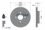 92051003 Brzdový kotouč Shoe Kit Pro TEXTAR