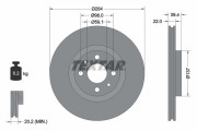 92055203 Brzdový kotouč Shoe Kit Pro TEXTAR