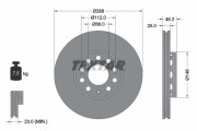 92057603 Brzdový kotouč Shoe Kit Pro TEXTAR