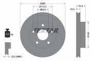 92067700 Brzdový kotouč TEXTAR
