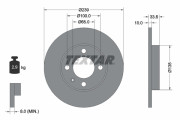 92071903 Brzdový kotouč Shoe Kit Pro TEXTAR