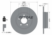 92072703 Brzdový kotouč Shoe Kit Pro TEXTAR