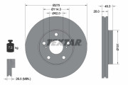 92077703 Brzdový kotouč Shoe Kit Pro TEXTAR