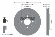 89011800 Souprava brzd, kotoučová brzda BrakeBox, Pad and Disc Kit TEXTAR