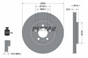 92082305 Brzdový kotouč PRO TEXTAR
