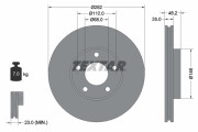 92083603 Brzdový kotouč Shoe Kit Pro TEXTAR