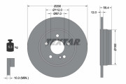92091103 Brzdový kotouč Shoe Kit Pro TEXTAR