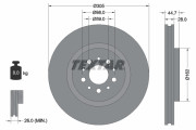 92092700 Brzdový kotouč TEXTAR