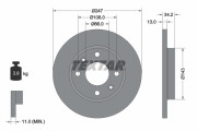 92092803 Brzdový kotouč Shoe Kit Pro TEXTAR