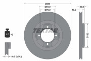 92095600 Brzdový kotouč TEXTAR