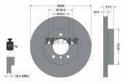 92097203 Brzdový kotouč Shoe Kit Pro TEXTAR