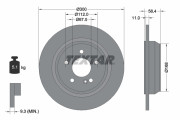 92099403 Brzdový kotouč Shoe Kit Pro TEXTAR