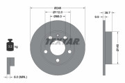 92106203 Brzdový kotouč Shoe Kit Pro TEXTAR
