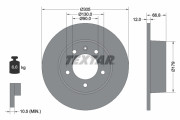 92111203 Brzdový kotouč Shoe Kit Pro TEXTAR