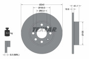 92111303 Brzdový kotouč Shoe Kit Pro TEXTAR