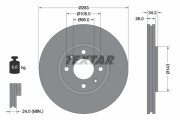 89014600 Souprava brzd, kotoučová brzda BrakeBox, Pad and Disc Kit TEXTAR