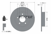 92113103 Brzdový kotouč Shoe Kit Pro TEXTAR