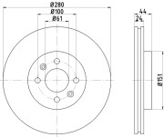 92113903 Brzdový kotouč Shoe Kit Pro TEXTAR