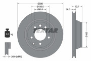 92122003 Brzdový kotouč Shoe Kit Pro TEXTAR