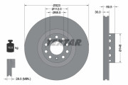 92122103 Brzdový kotouč Shoe Kit Pro TEXTAR